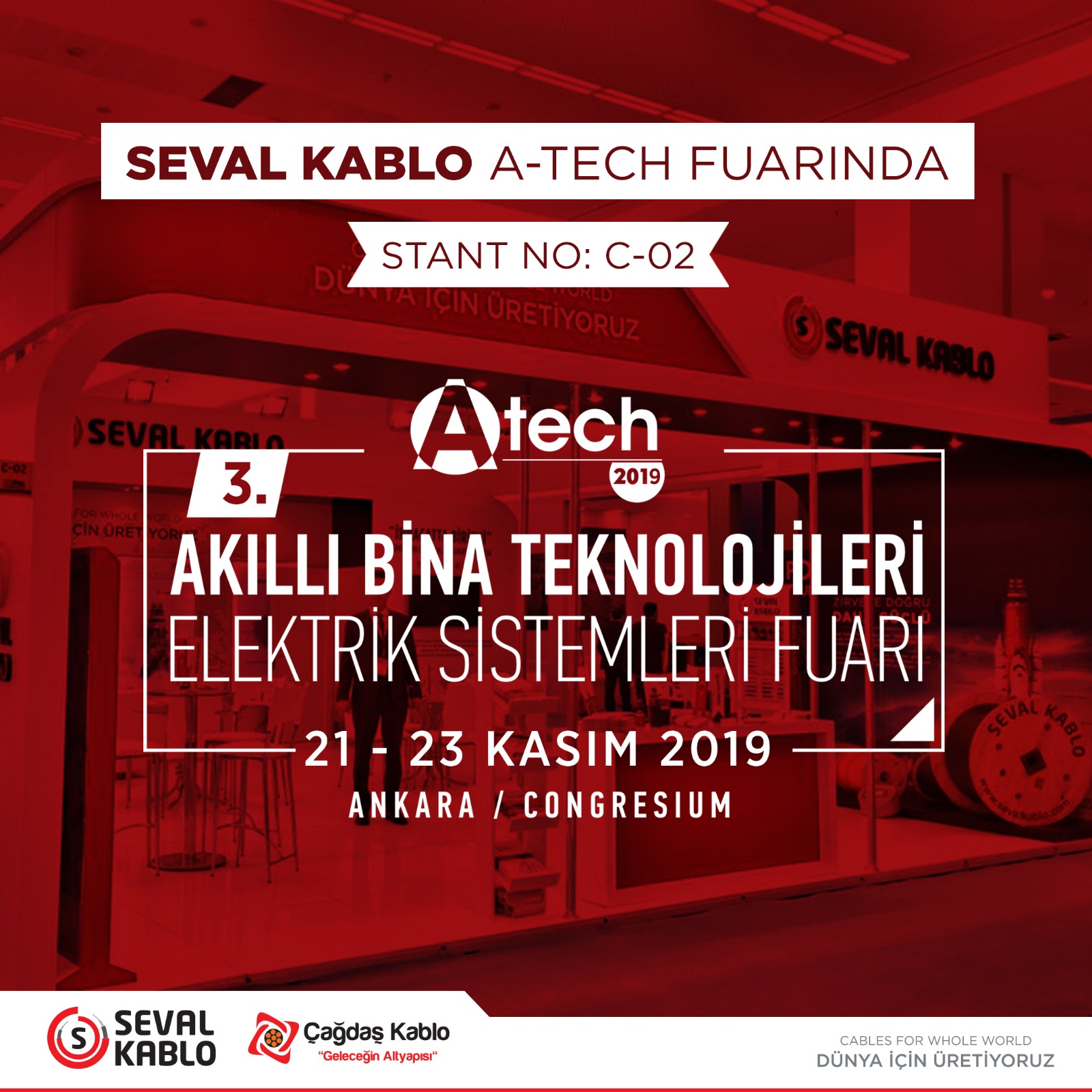 Akıllı Bina Teknolojileri Elektrik Sistemleri Fuarı'nda yerimizi aldık